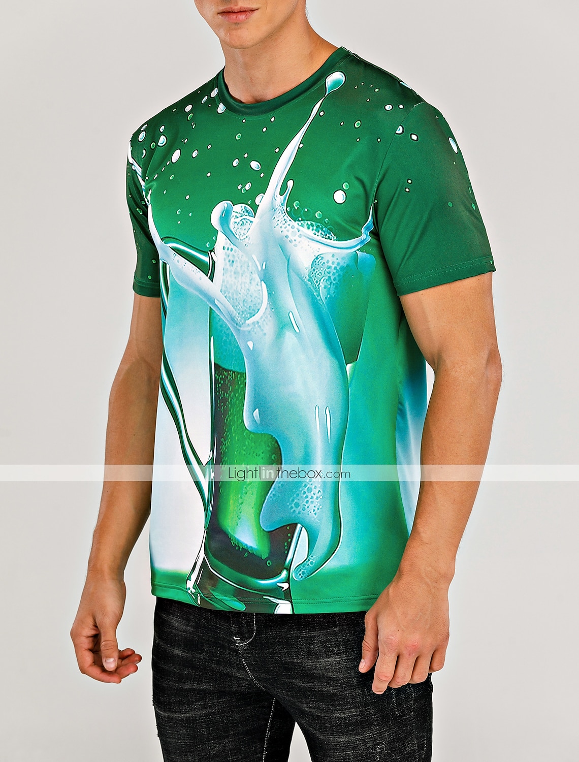 בגדי ריקוד גברים גראפי בירה חולצה חולצה קצרה שרוולים קצרים חולצה קצרה הדפסת תלת מימד צווארון עגול חולצה סגנון רחוב בסיסי יומי מועדונים צהוב אודם סגול קיץ ביגוד מידות גדולות S M L XL 2XL 3XL 2026 - €17.99 –P10