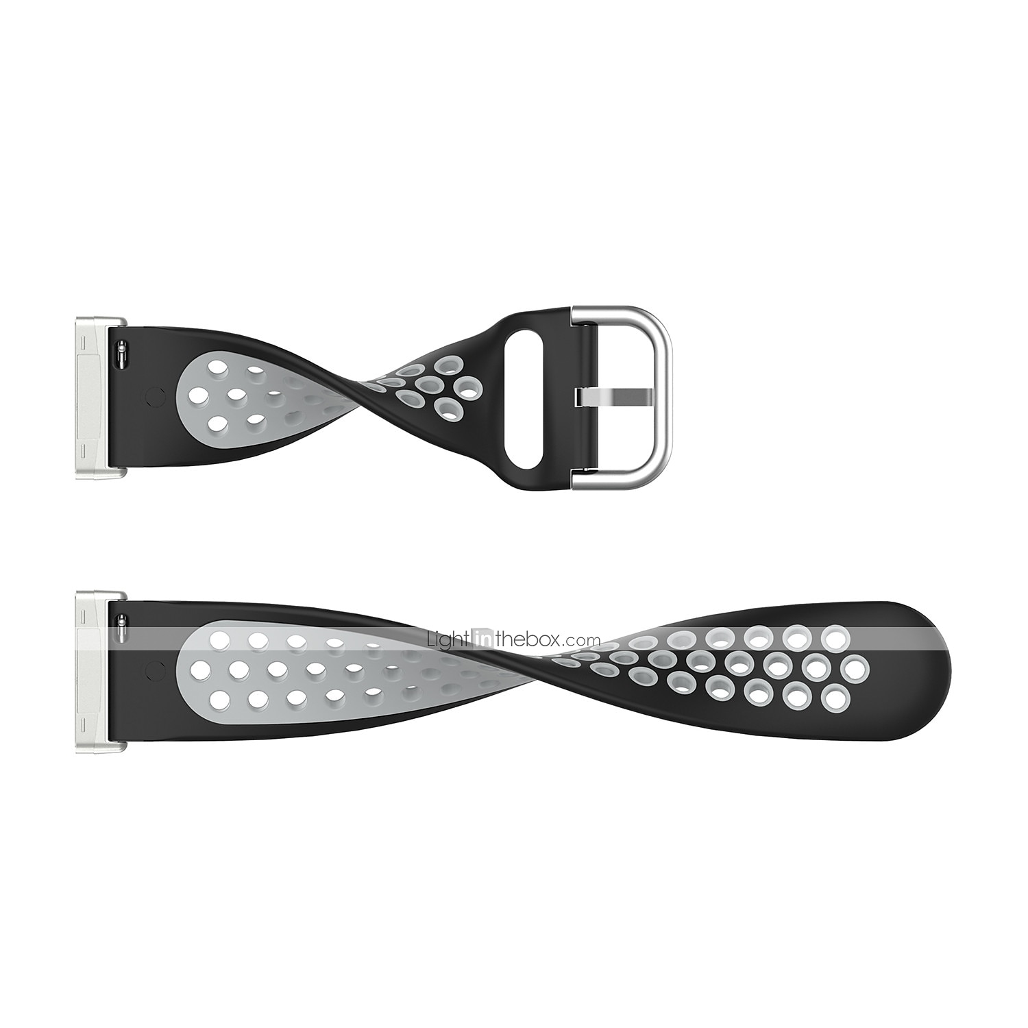 Smart Watch Band Συμβατό με Fitbit Versa 4 Sense 2 Versa 3 Sense κράμα σιλικόνη Εξυπνο ρολόι Λουρί Ελαστικό Ρυθμιζόμενο Πόρπη από ανοξείδωτο ατσάλι Αθλητικό Μπρασελέ Αντικατάσταση Περικάρπιο 2025 - $14.99 –P2
