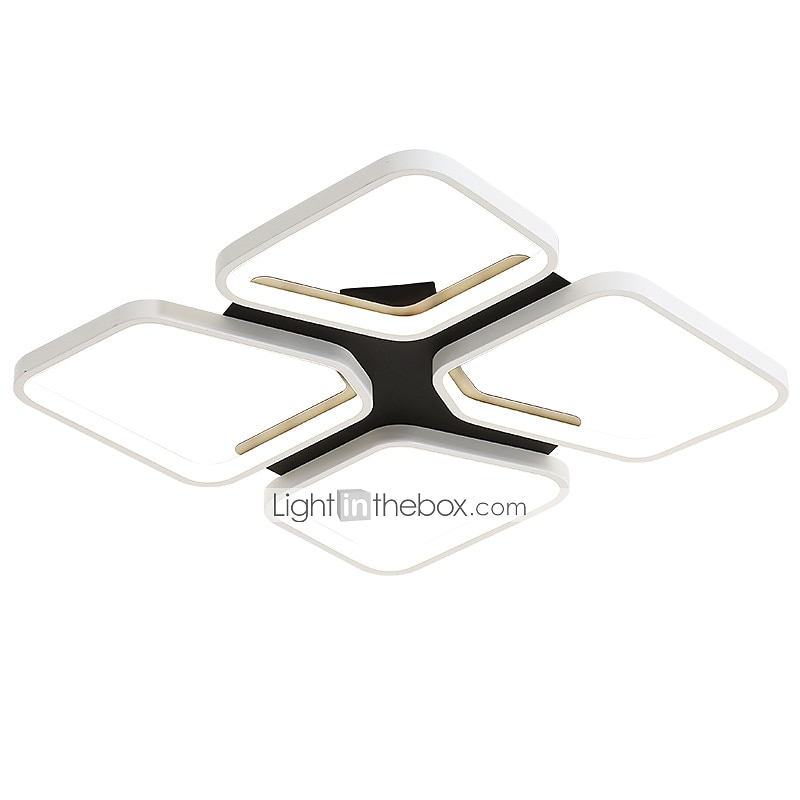 plafonnier led moderne simple design carré de base formes géométriques 42 52 cm salon chambre encastré lumières métal peint finitions 110-120v 220-240v de 2025 ? $202.39 –P5