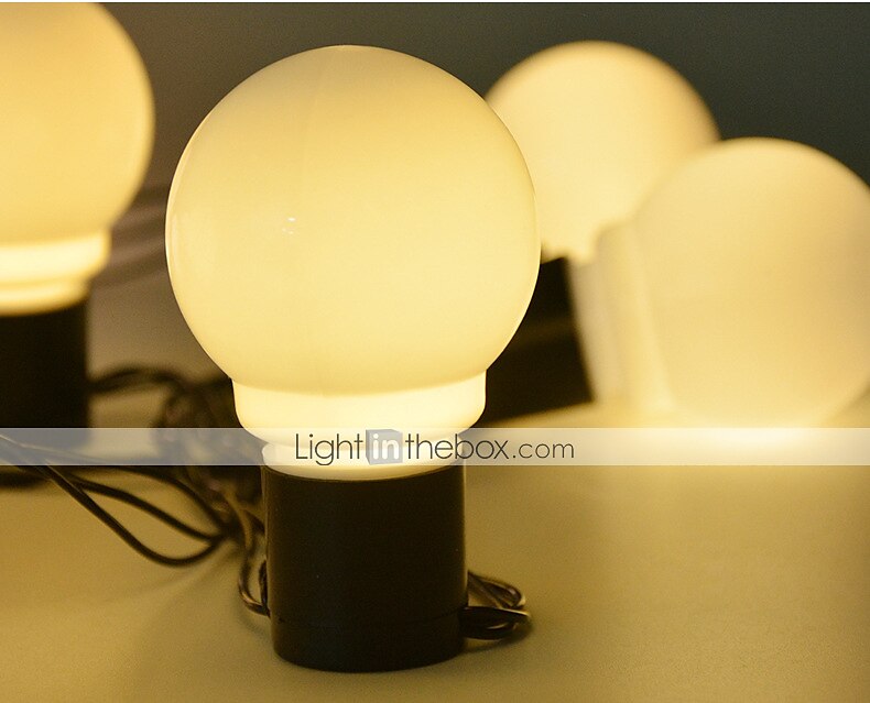 3m 10leds festoen led globe led flexibele string licht fee lamp kerst fee string licht guirlande tuin patio tuin decoratie vakantie buitenverlichting eu us plug ac110v 120v 220v 230v 240v 2025 - $13.49 –P3