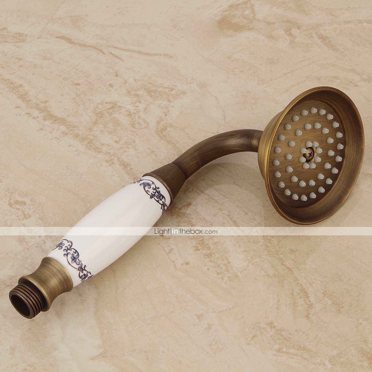 Ensemble de robinet de douche en laiton, mélangeurs à un trou installation murale cascade jet portable douchette avec eau froide/chaude de 2025 ? $137.99 –P2