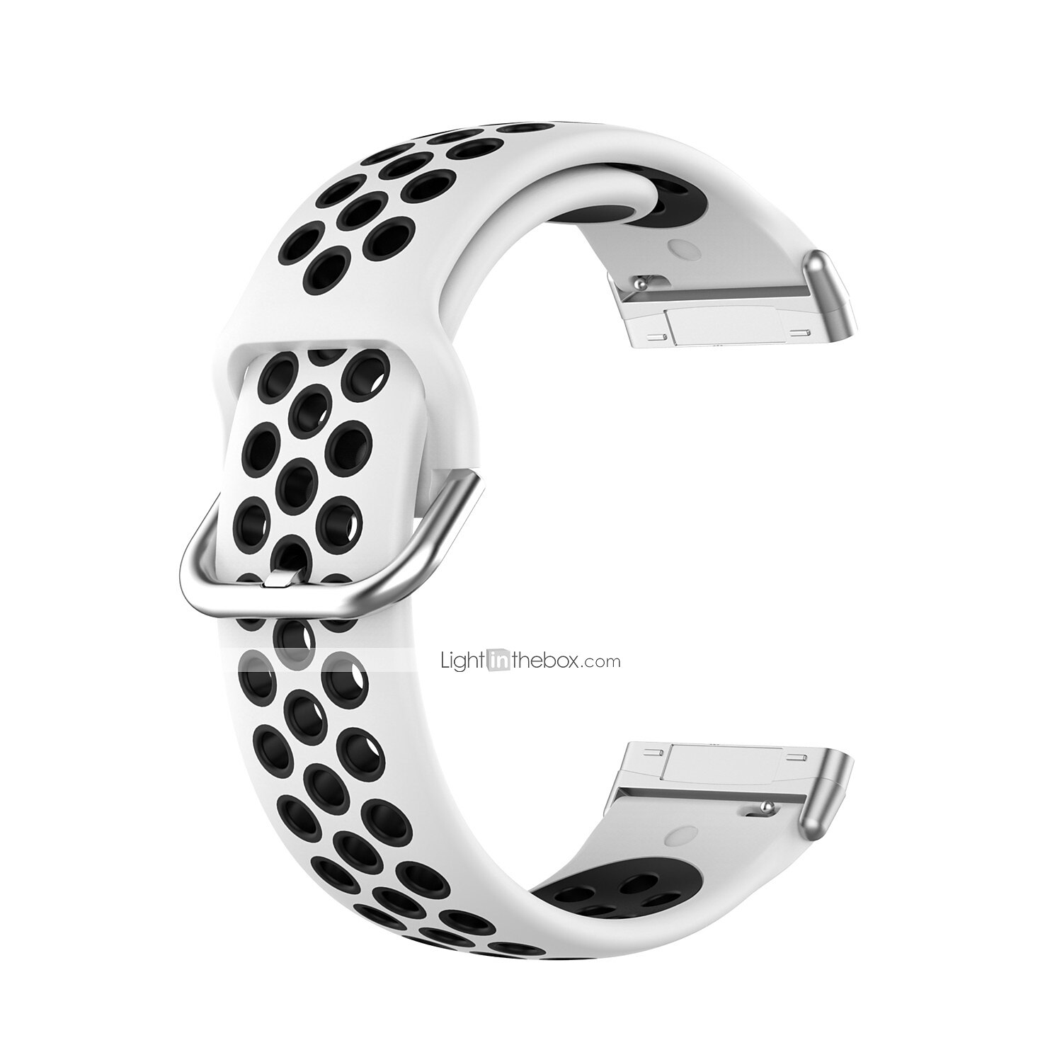 Smart Watch Band Συμβατό με Fitbit Versa 4 Sense 2 Versa 3 Sense κράμα σιλικόνη Εξυπνο ρολόι Λουρί Ελαστικό Ρυθμιζόμενο Πόρπη από ανοξείδωτο ατσάλι Αθλητικό Μπρασελέ Αντικατάσταση Περικάρπιο 2025 - $14.99 –P6