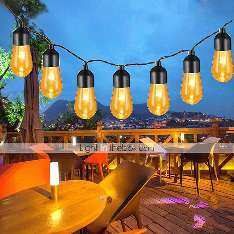 1,5 m 2 m 3 m 4 m 5 m 10 m bec retro lumini de șir acrilice bule lumini de șir de Halloween petrecere de Crăciun decorativ lumini de grădină nunta alb cald rgb alb albastru 2025 - $16.49 –P1