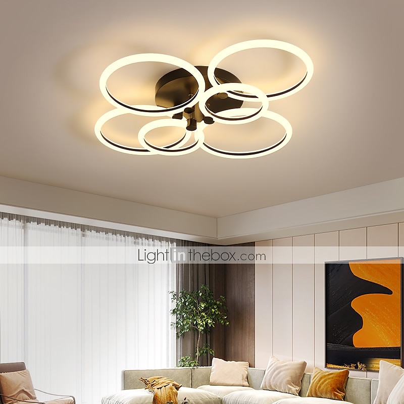 led taklampe sirkel ring nordisk gull akryl 2 3 5 6 hoder utvendig belysning stue taklampe enkel moderne kunst taklampe luksus ledet soverom lys ac220v 2025 - $232.99 –P2
