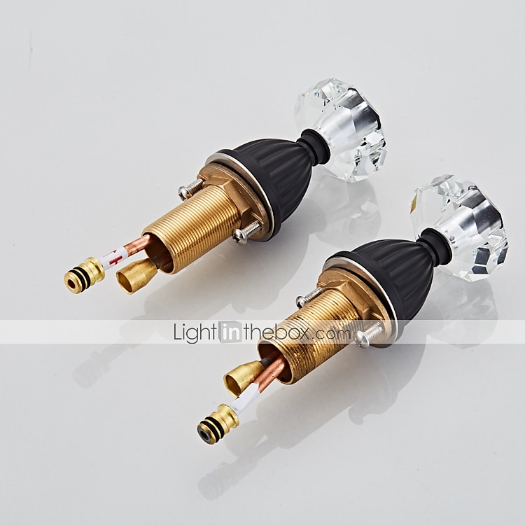 weit verbreitete waschtischmischbatterie, 2 griff 3 löcher waschtischarmaturen schwan edle luxus goldene und ölgeriebene bronze badarmaturen 2025 - $372.59 –P6
