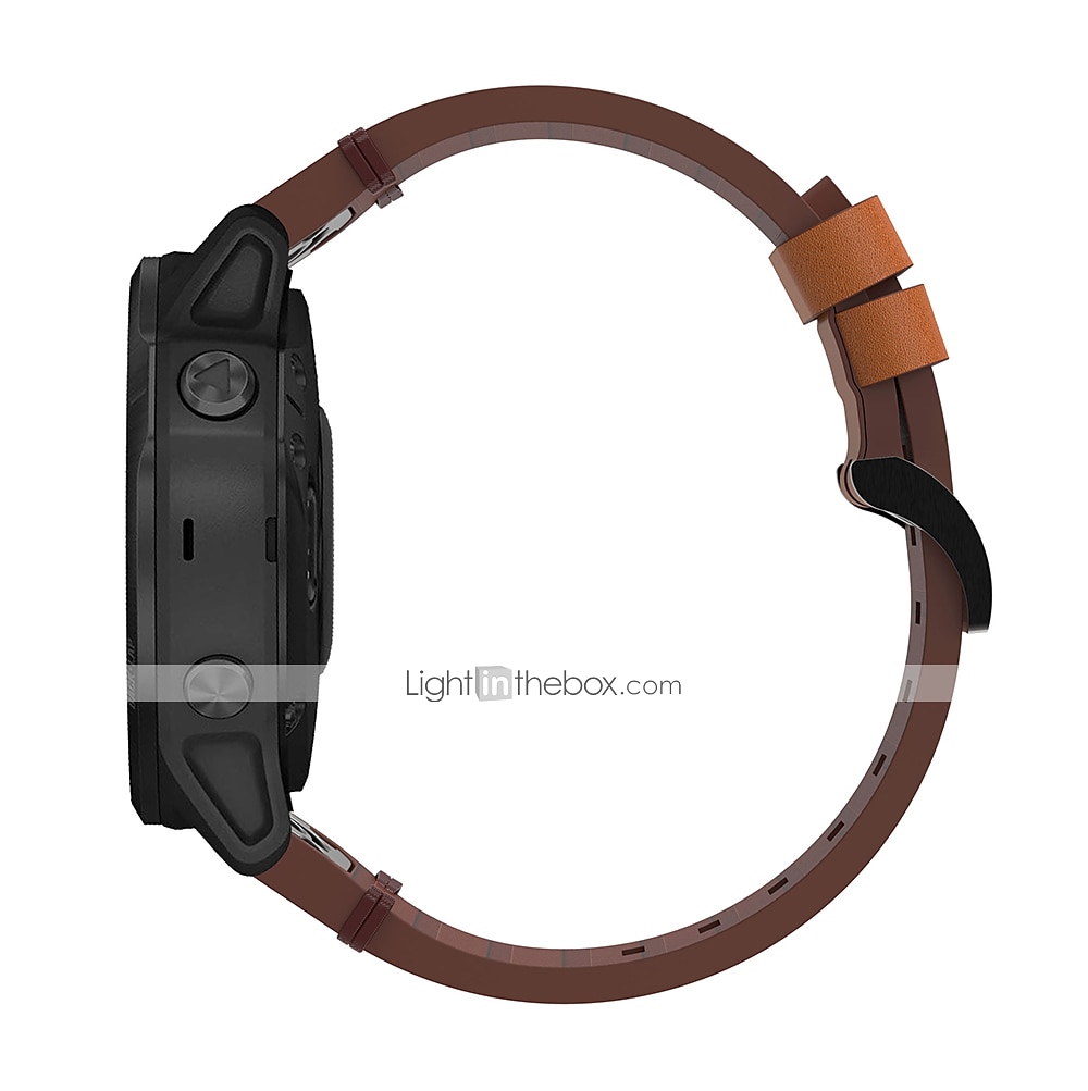 Óraszíj mert Garmin MARQ Descent G1 Fenix 7S Sapphire Solar / 6S Pro / 5S Plus Fenix 7 Sapphire Solar / 6 Pro / 5 Plus Forerunner 935 945 Valódi bőr Csere Szíj 20mm 22mm 26mm Állítható Bőr hurok 2025 - $27.99 –P10