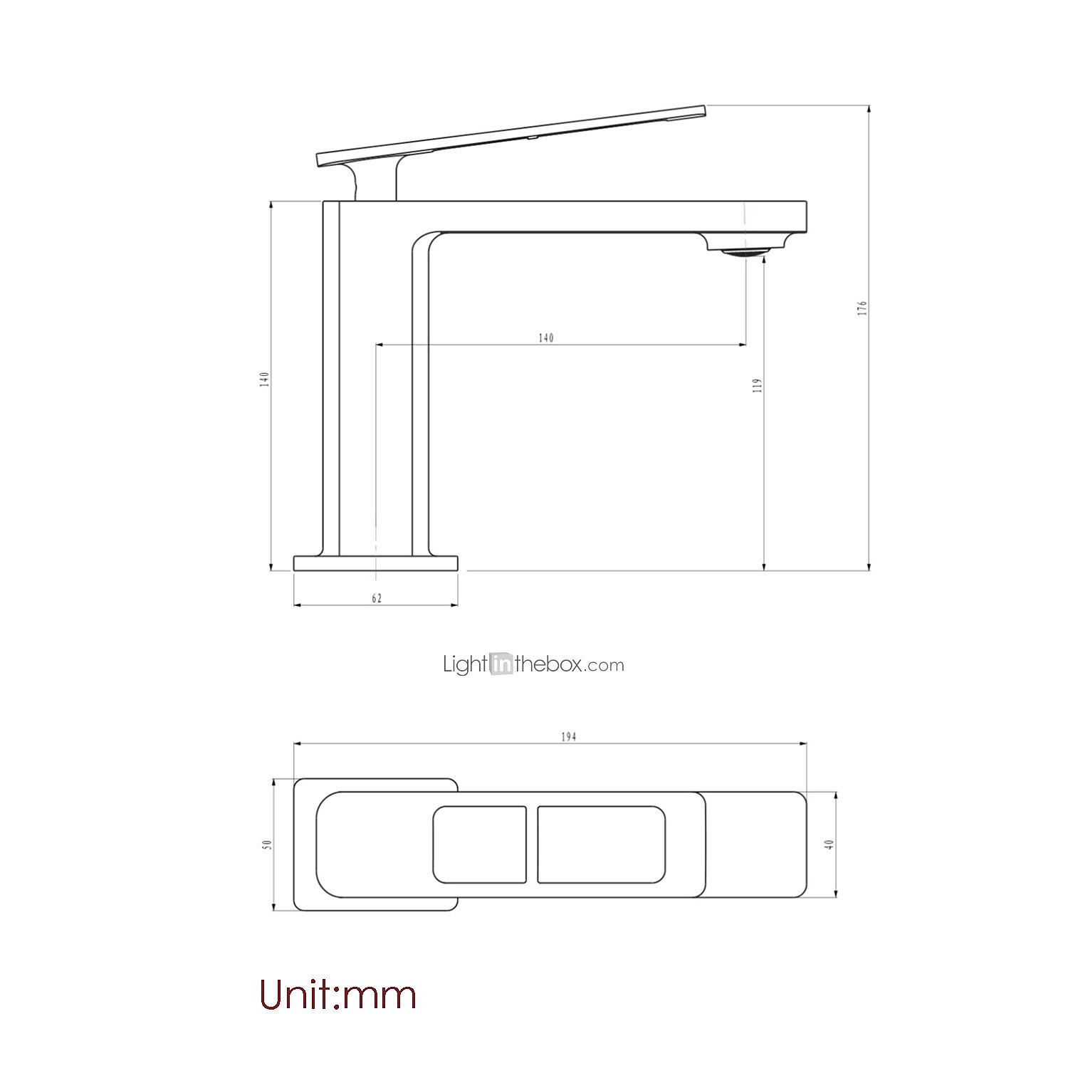 Single Handle Bathroom Faucet, Painted Finishes/Electroplated/Chrome One Hole Centerset, Brass Bathroom Sink Faucet with Hollow Handle 2025 - $145.99 –P1