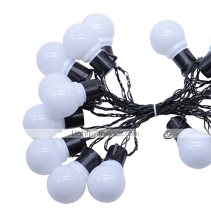 3m 10leds festoen led globe led flexibele string licht fee lamp kerst fee string licht guirlande tuin patio tuin decoratie vakantie buitenverlichting eu us plug ac110v 120v 220v 230v 240v 2025 - $13.49 –P9