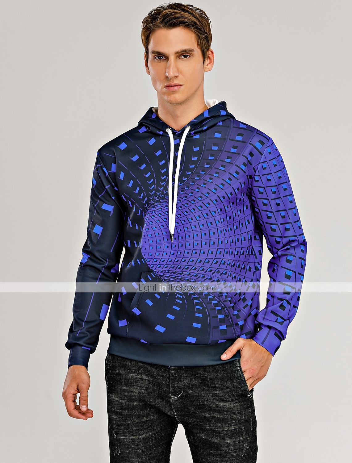 Miesten Geometrinen Väripalikka 3D Huppari Hupparit College Katutyyli Halloween Hupullinen Päivittäin Pyhäpäivä Musta Keltainen Rubiini Laivastosininen Purppura Suunnittelija S M L XL XXL 3XL 2026 - $30.99 –P5