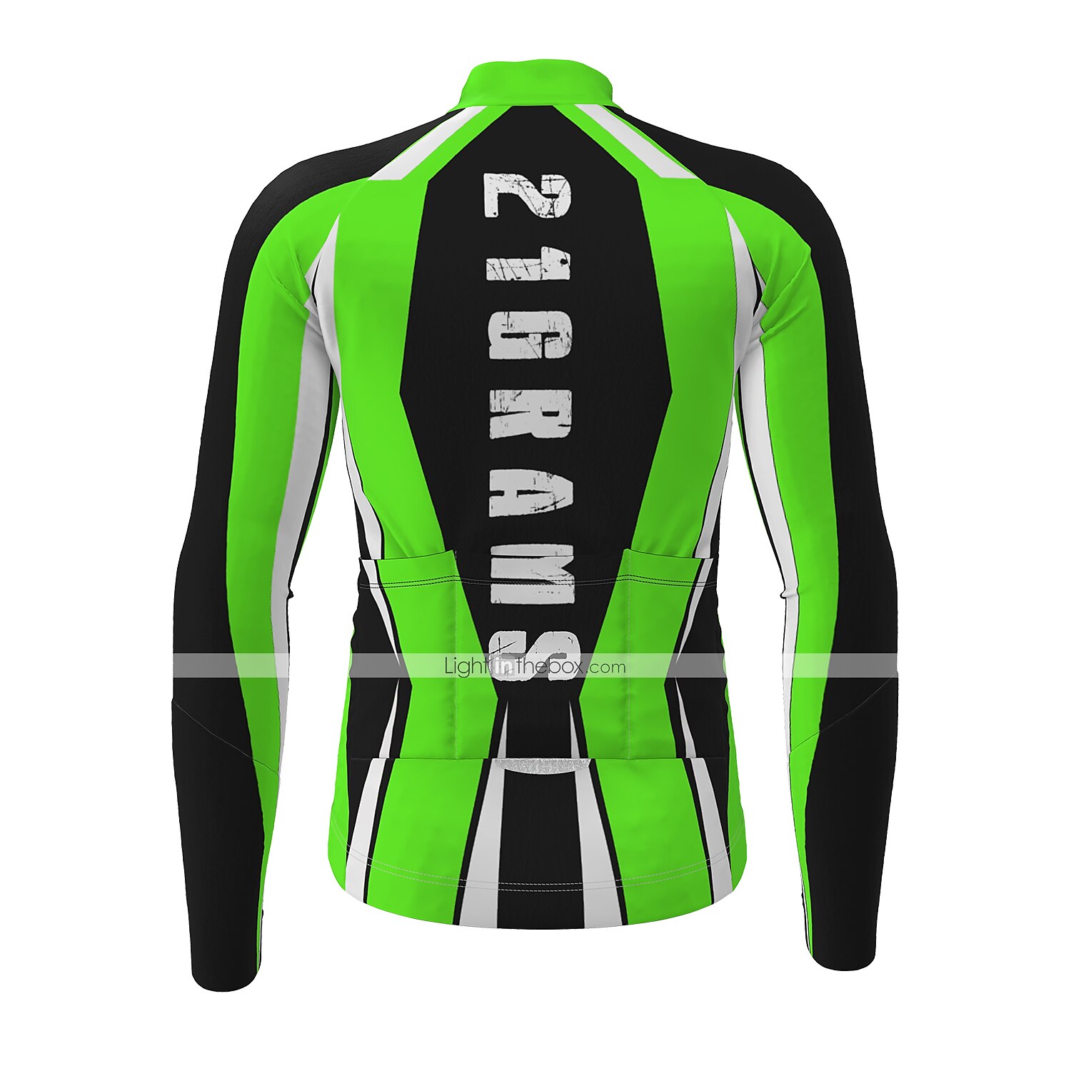 Herren Fahrradjacke Radjacke Radtrikot fahrradbekleidung Fahrradtrikot Langarm Fahhrad Jacke Trikot Shirt mit 3 Gesäßtaschen MTB Mountain Rennrad warm warm halten Atmungsaktiv Schnelltrocknend Gelb 2025 - $32.99 –P2