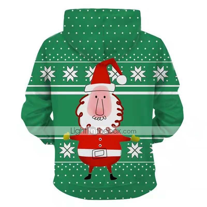 Navidad Papá Noel Árboles de Navidad Sudadera Animé Dibujos 3D Estampados Estampado Harajuku Gráfico Para Hombre Mujer Adulto Vuelta al cole 2025 - $23.99 –P5