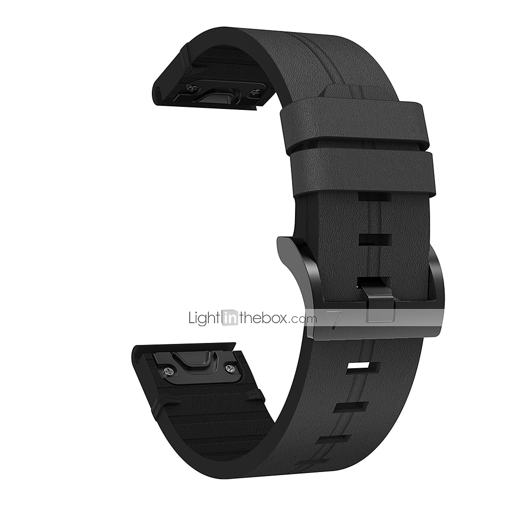 Óraszíj mert Garmin MARQ Descent G1 Fenix 7S Sapphire Solar / 6S Pro / 5S Plus Fenix 7 Sapphire Solar / 6 Pro / 5 Plus Forerunner 935 945 Valódi bőr Csere Szíj 20mm 22mm 26mm Állítható Bőr hurok 2025 - $27.99 –P5