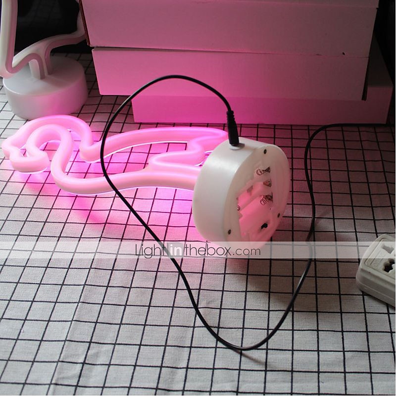 Flamingo Coconut Tree Cactus Decoration Light Night Light New Year's Xmas Decoration AA Batteries Powered USB 1pc 2025 - $35.99 –P7
