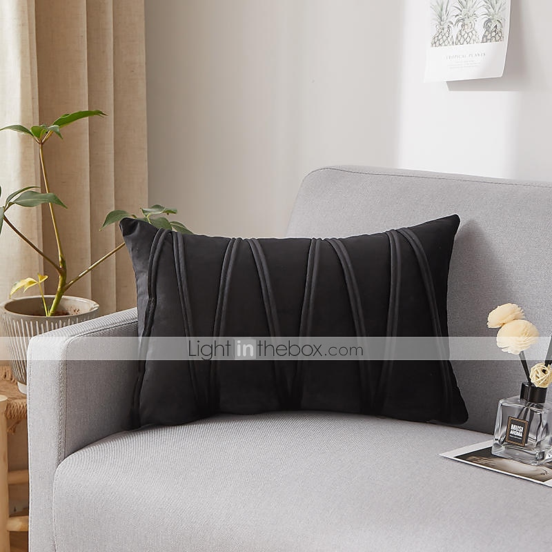 Decorative Toss Pillows Velvet Cover for Pillows Pillow Case Cover Home office Pillow Case Cover Modern Sample Room Cushion Cover Outdoor Cushion for Sofa Couch Bed Chair Pink Blue Sage Green Purple 2025 - $18.99 –P5