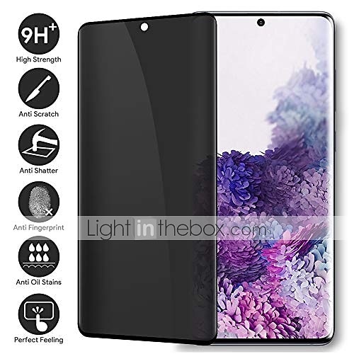 [1 Pack] Screen Protector For Samsung Galaxy S24 Ultra Plus S23 S22 S21 S20 Plus Ultra S10 Note 20 Ultra 10 Plus S25 Ultra Tempered Glass Privacy Anti-Spy 9H Hardness 3D Curved edge 2025 - $9.99 –P1