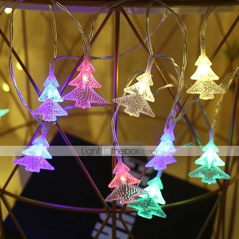 3М 6М 10М светодиодные гирлянды снежинок звезды деревьев феи гирлянды светильники для занавесок на улице для праздничного новогоднего декора 2026 - $8.99 –P8