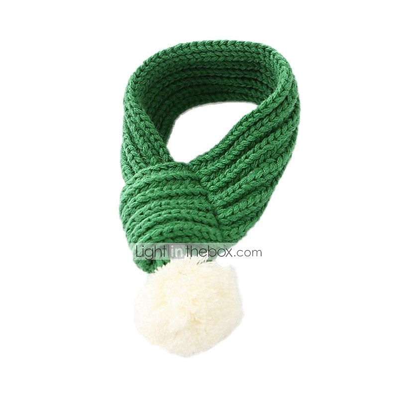 Dog Christmas Dog Scarf Cartoon Winter Dog Clothes Puppy Clothes Dog Outfits Green Gray Red Costume for Girl and Boy Dog Plush Fabric S M L, Christmas Gift for Dogs 2025 - $17.99 –P2