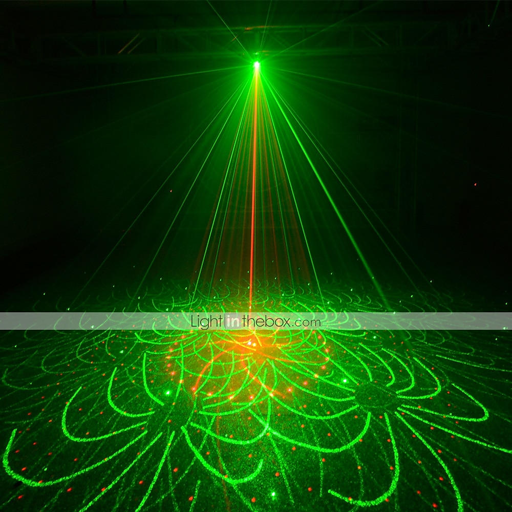 DJ Disco Stage Party Lights Laser Strobe Lights LED Sound Activated 60 Patterns RGB Flash Projector with Remote Control for Christmas Halloween Pub KTV Bar Dance Gift Birthday Christmas Gift 2025 - $38.99 –P11