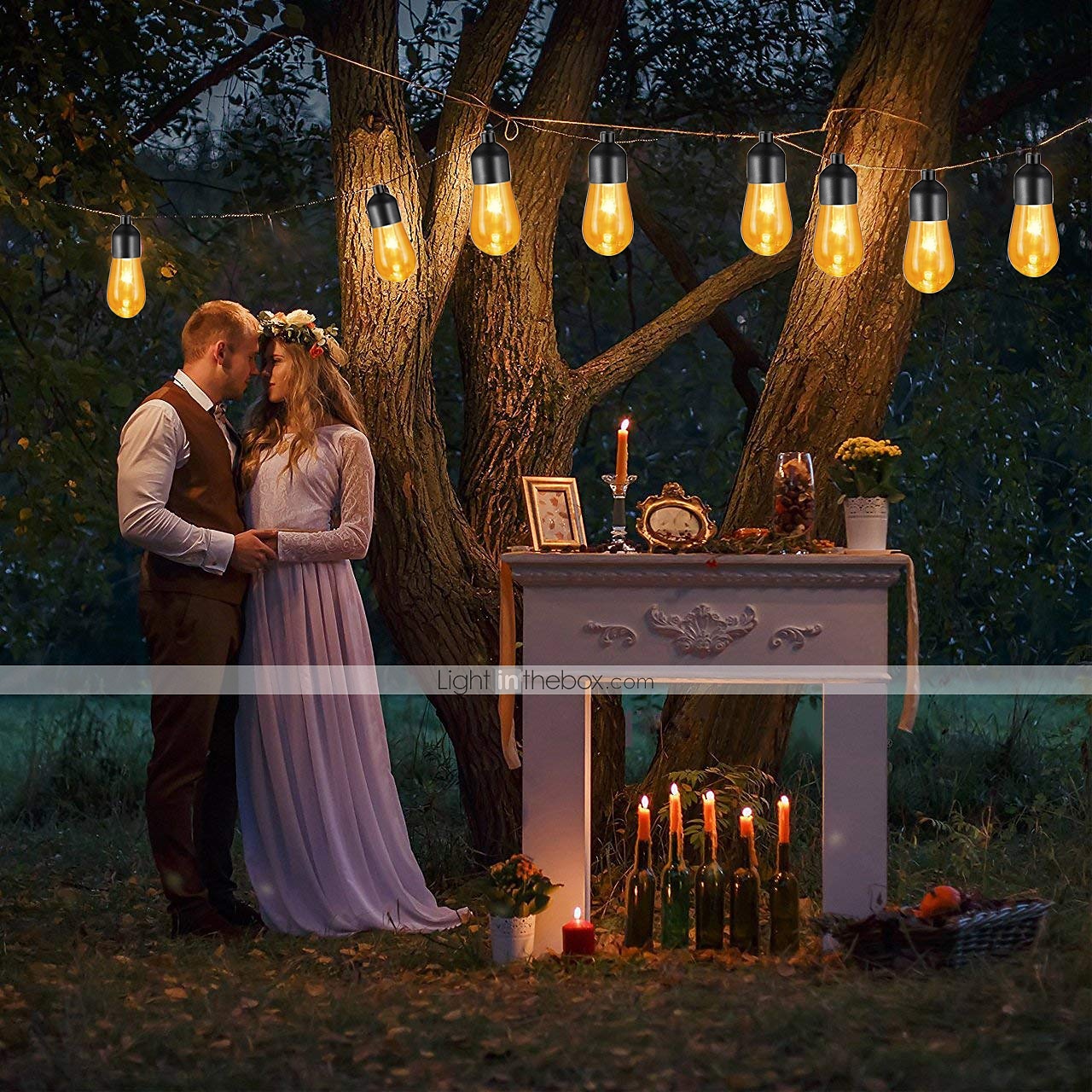 1,5 m 2 m 3 m 4 m 5 m 10 m bec retro lumini de șir acrilice bule lumini de șir de Halloween petrecere de Crăciun decorativ lumini de grădină nunta alb cald rgb alb albastru 2025 - $16.49 –P10