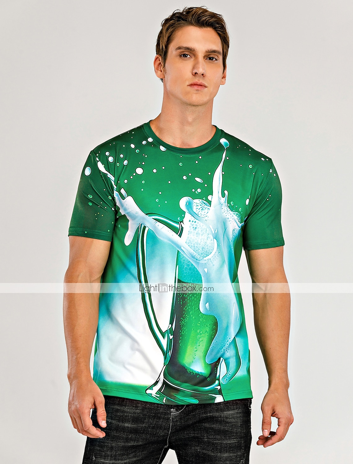 בגדי ריקוד גברים גראפי בירה חולצה חולצה קצרה שרוולים קצרים חולצה קצרה הדפסת תלת מימד צווארון עגול חולצה סגנון רחוב בסיסי יומי מועדונים צהוב אודם סגול קיץ ביגוד מידות גדולות S M L XL 2XL 3XL 2026 - €17.99 –P6