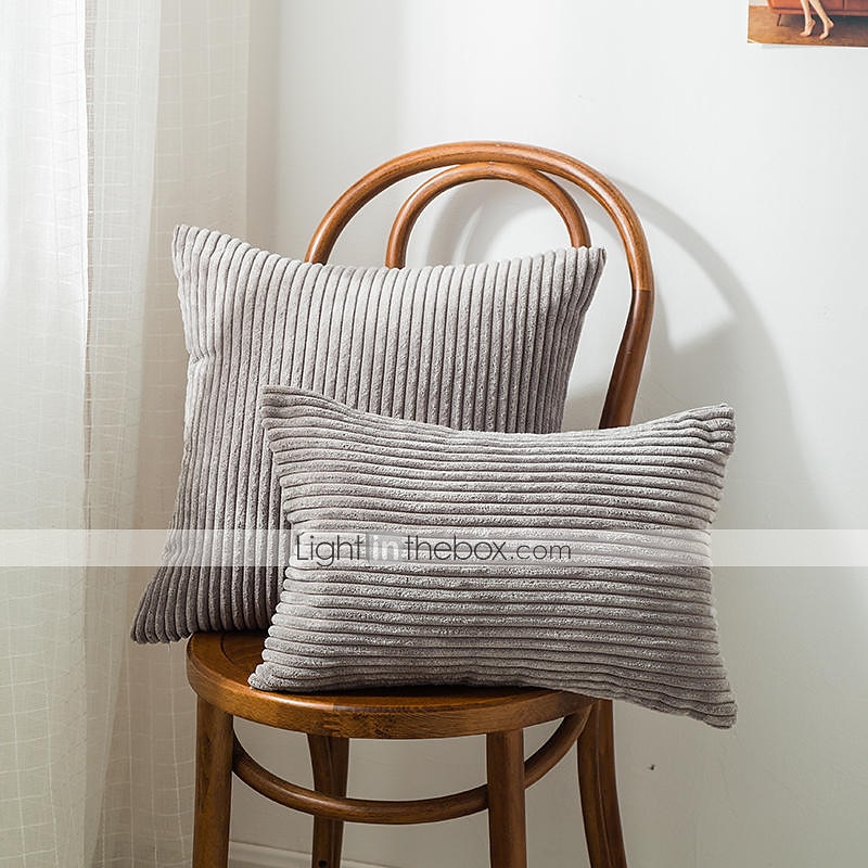 Decorative Toss Pillows Fall Throw Pillow Covers Simple Northern Europe Short Plush Solid Colored Home Office Pillow Case Cover Living Room Bedroom Sofa Cushion Cover Pink Blue Sage Green 2025 - AU $29.99 –P10