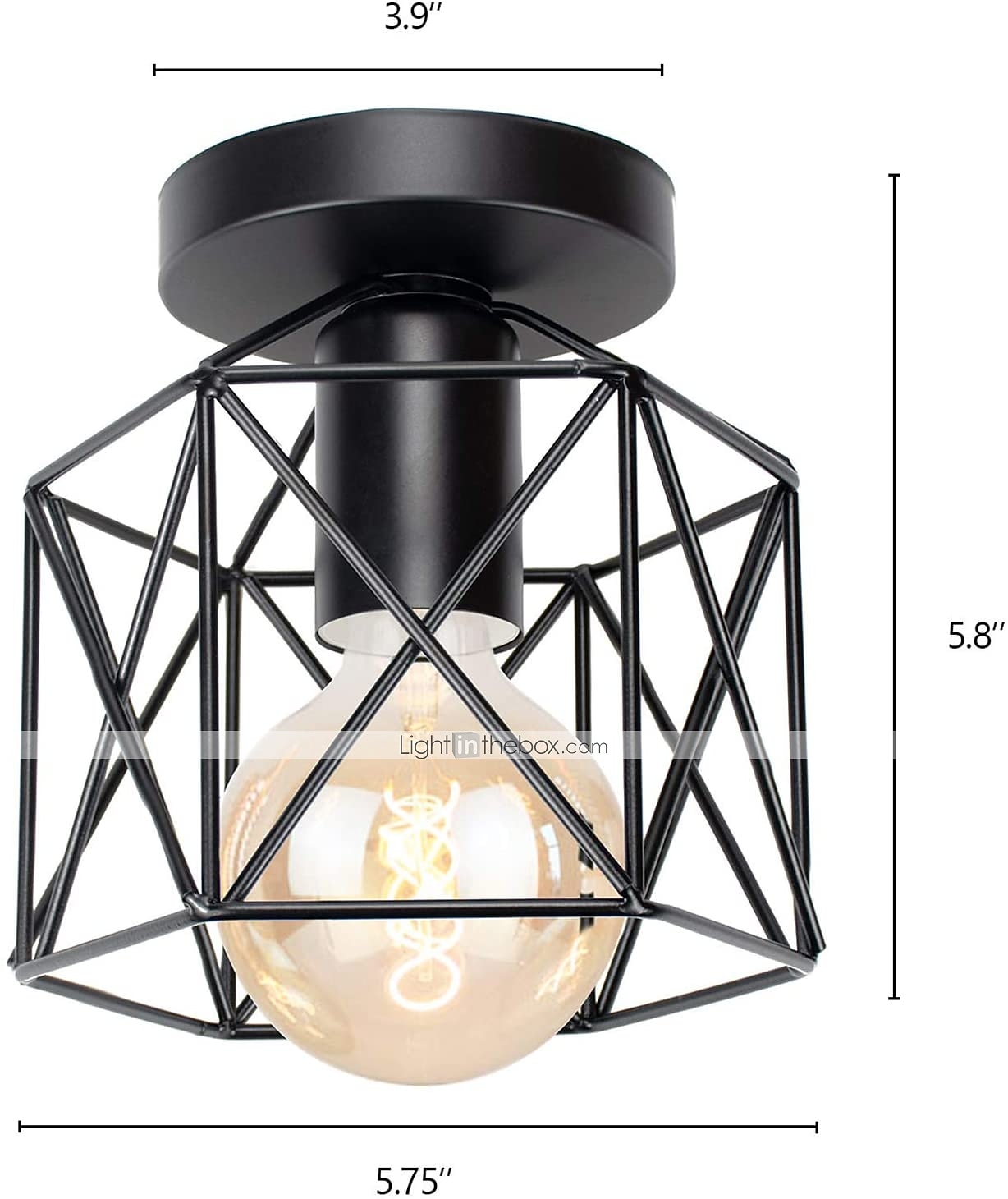 14cm LED pendentif lumière porche lumière couloir couloir encastré lumières métal noir pays 110-120v 220-240v de 2026 ? $40.99 –P2