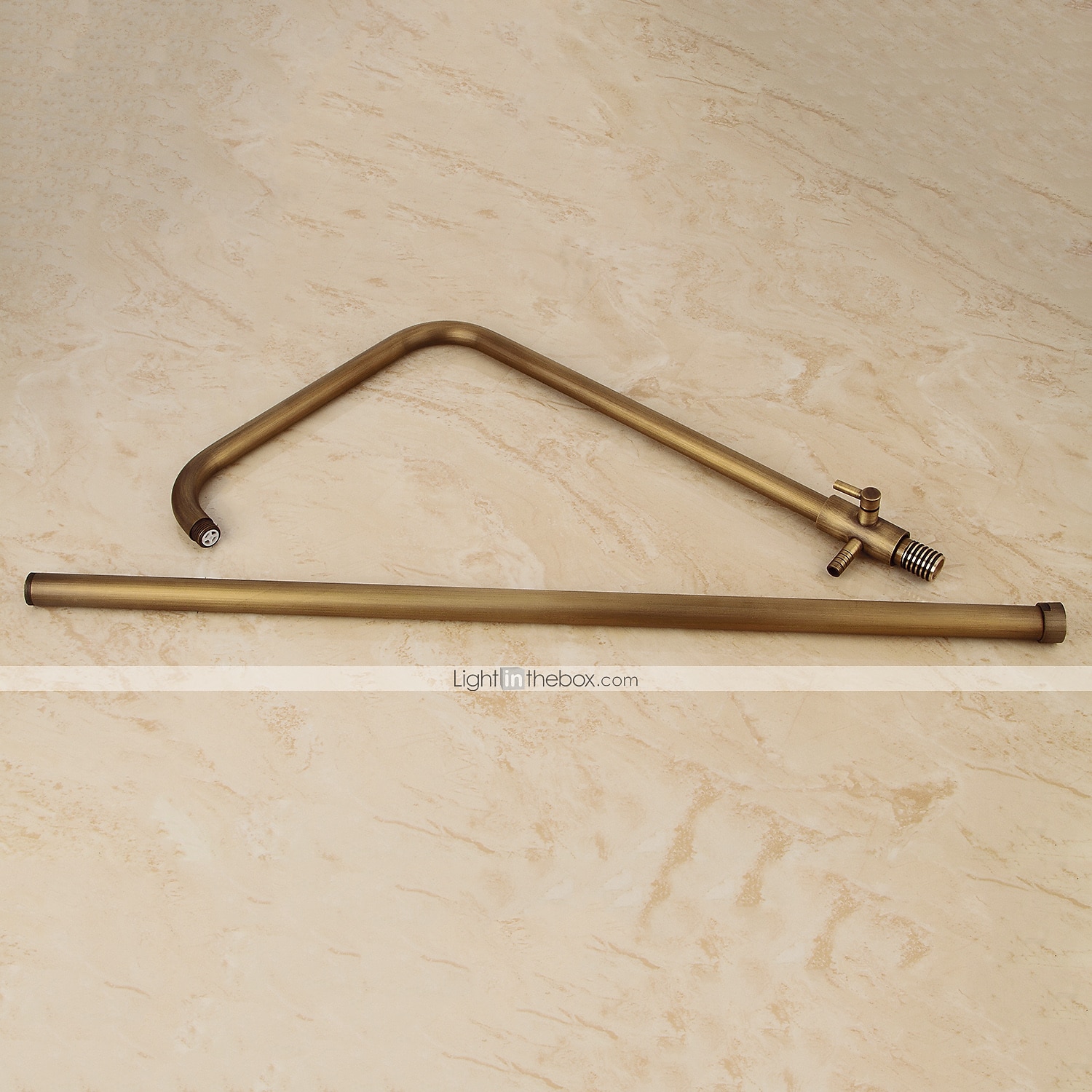 Duscharmatur, Duschsystem-Set – Handbrause inklusive ausziehbarem Wasserfall im Vintage-Stil / Country Antik-Messing-Halterung außen Keramikventil Wannendusche Mischbatterien 2025 - $315.89 –P7