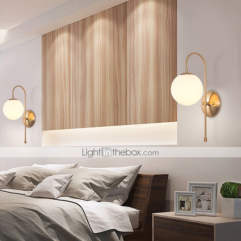 lightinthebox mini stil creativ modern stil nordic lumini cu LED de perete living dormitor lumina de perete din fier 110-240 v 2026 - $130.99 –P5