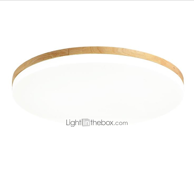 26/38/48 cm LED Ceiling Light Nordic Wood Round Design Flush Mount Lights Nature Inspired 110-120V 220-240V 2025 - $105.99 –P9