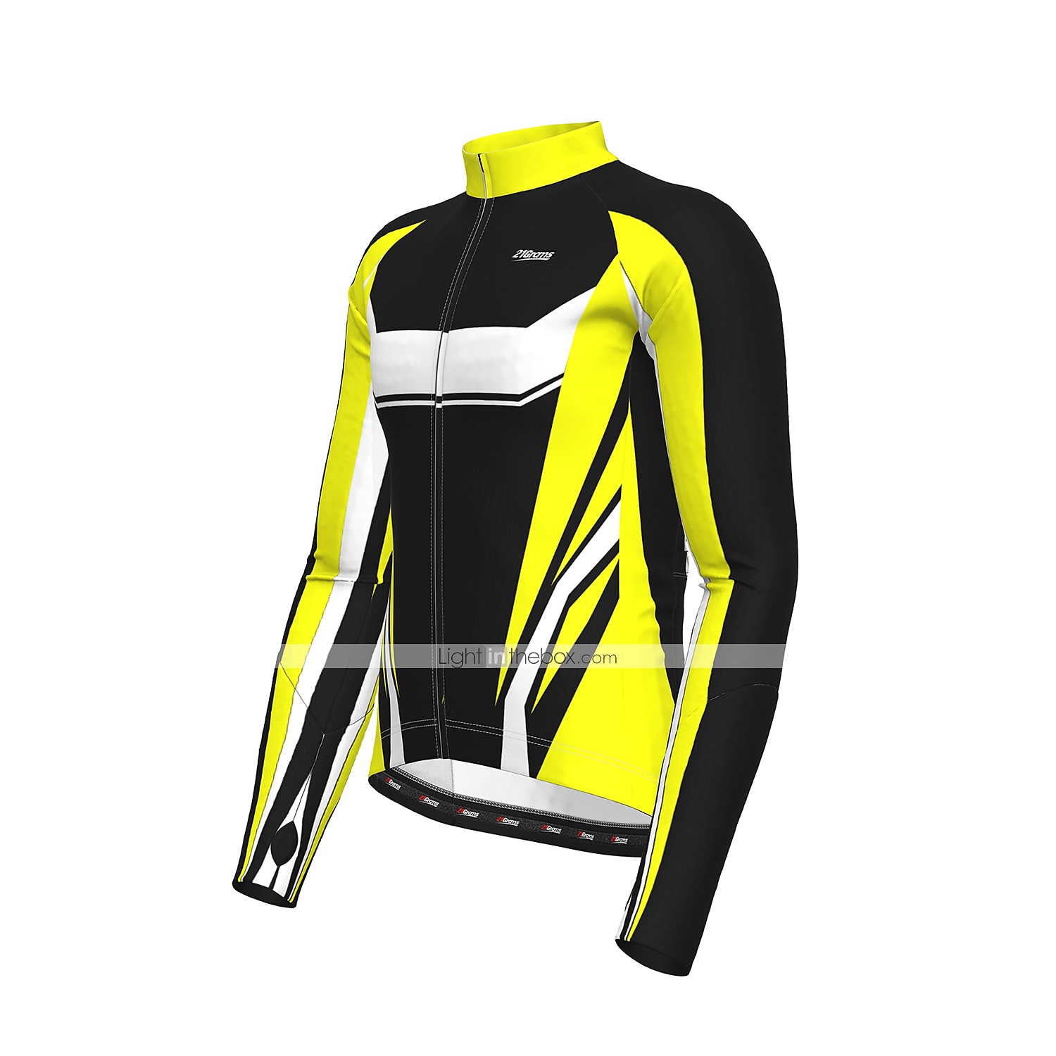 Herren Fahrradjacke Radjacke Radtrikot fahrradbekleidung Fahrradtrikot Langarm Fahhrad Jacke Trikot Shirt mit 3 Gesäßtaschen MTB Mountain Rennrad warm warm halten Atmungsaktiv Schnelltrocknend Gelb 2025 - $32.99 –P8