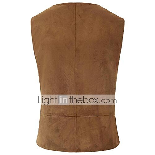 Per uomo Gilet Panciotto Gilet in pelle scamosciata Prestazioni Feste Halloween Punk e gotico Rinascimento medievale Autunno Inverno Vintage ▾ Poliestere Elastene Cosplay Tinta unica Rosso bordeaux del 2026 a $39.99 –P2