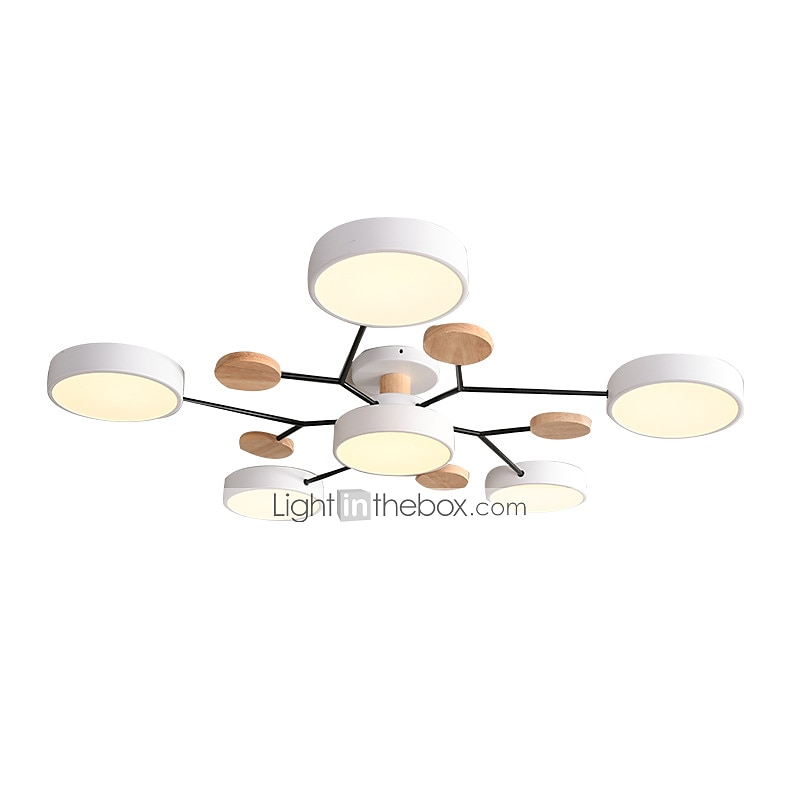 4/6/7 head macarone led потолочный светильник зеленый серый белый северный стиль регулируемый свет потолочный светильник простой журнал спальня лампа ac220v 2025 - $261.29 –P6