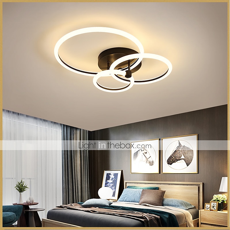 led taklampe sirkel ring nordisk gull akryl 2 3 5 6 hoder utvendig belysning stue taklampe enkel moderne kunst taklampe luksus ledet soverom lys ac220v 2025 - $232.99 –P1