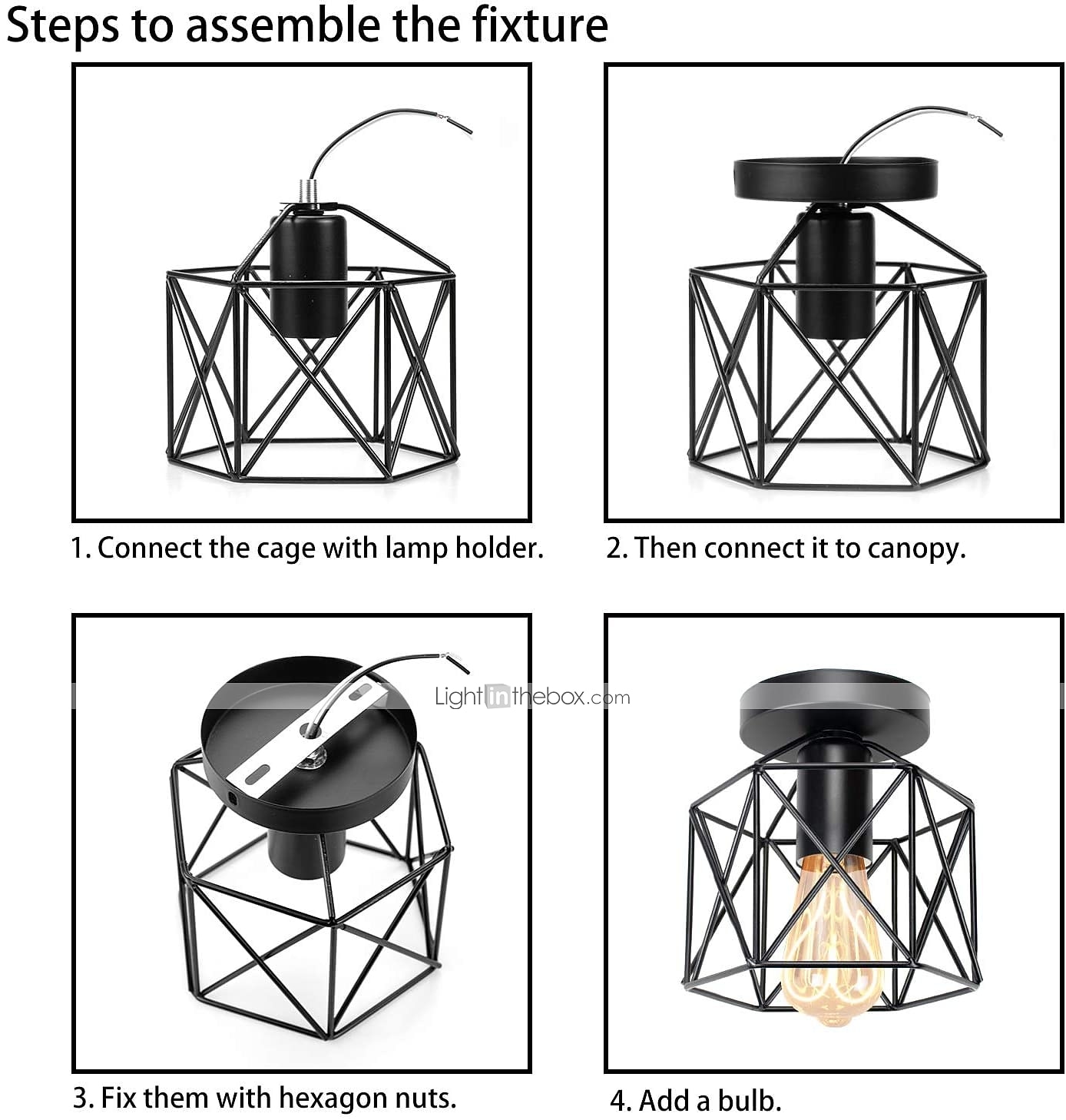 14cm LED Pendant Light Porch Light Corridor Aisle Flush Mount Lights Metal Black Country 110-120V 220-240V 2026 - $40.99 –P3