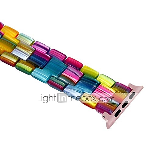 Smart Watch Band for Apple iWatch Sreies 8 7 6 5 4 3 2 1 SE Ultra 49mm 45mm 44mm 42mm 41mm 40mm 38mm Resin Smartwatch Strap Women Bracelet Stainless Steel Buckle Jewelry Bracelet Replacement  2025 - $24.99 –P3
