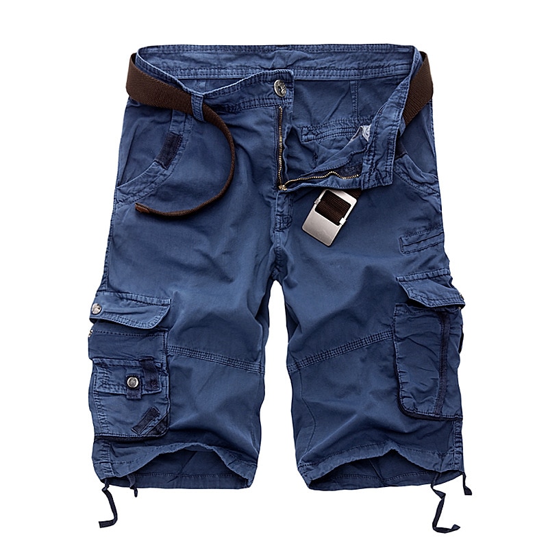 Herre Cargoshorts Shorts til turbruk Benetrekk Multi lomme Flere lommer عادي Kamuflasje Farge Pustende Utendørs Knelengde Avslappet Daglig Gatemote Stilfull Gul Militærgrønn Mikroelastisk 2025 - $28.99 –P8