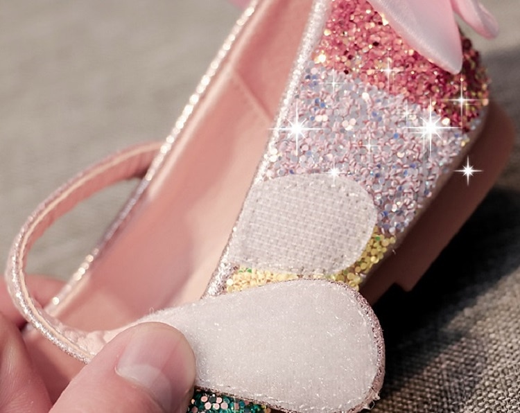 Девочки Обувь для косплэй На плокой подошве блестит Туфли Мери-Джейн Детская праздничная обувь Принцесса обувь Полиуретан Блестящий кристалл с блестками и драгоценными камнями Большие дети (7 2025 - $34.99 –P3