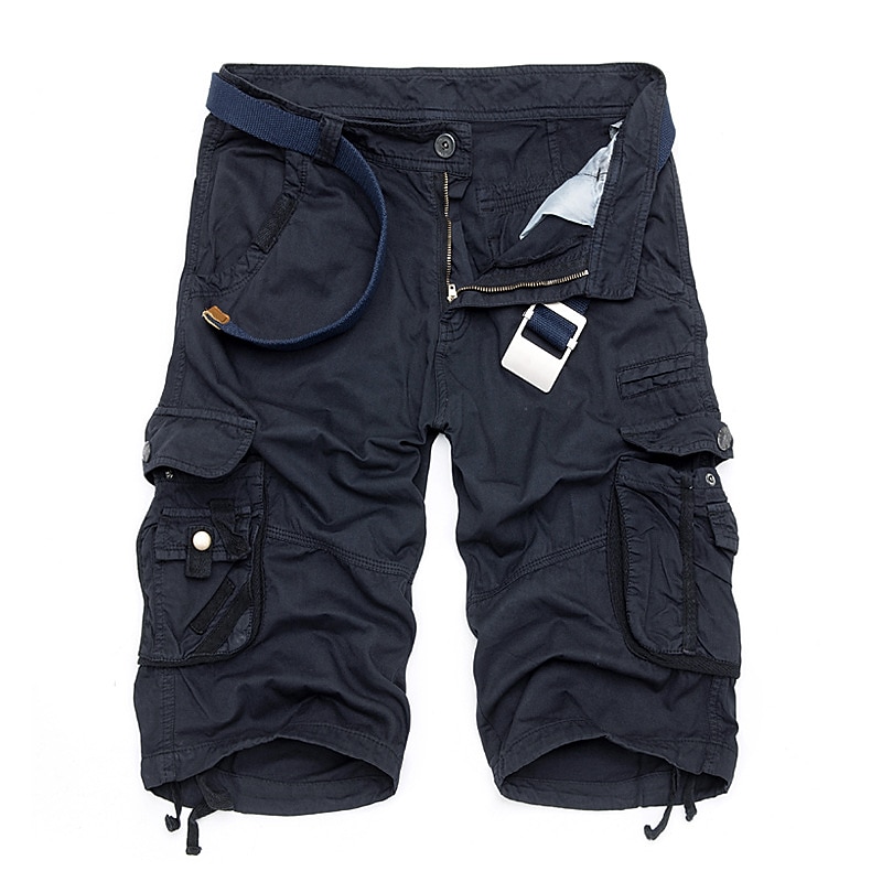 Herre Cargoshorts Shorts til turbruk Benetrekk Multi lomme Flere lommer عادي Kamuflasje Farge Pustende Utendørs Knelengde Avslappet Daglig Gatemote Stilfull Gul Militærgrønn Mikroelastisk 2025 - $28.99 –P6