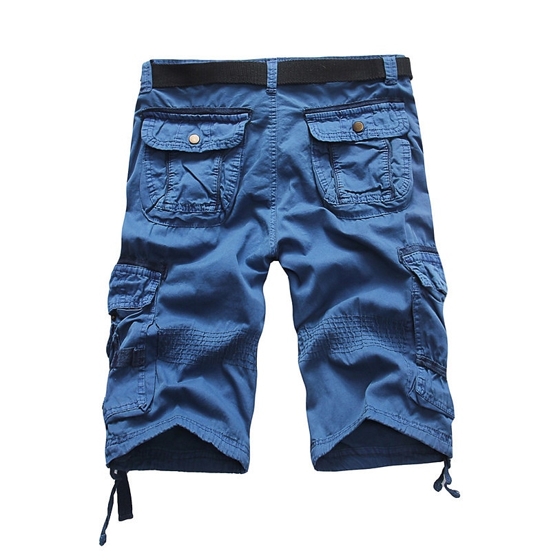 Voor heren Tactische korte broek Cargoshorts Camouflage shorts Zomer korte broeken Effen Kleur camouflage Ripstop Ademend Korte broeken Militair Zwart Leger Groen 2025 - $23.99 –P6