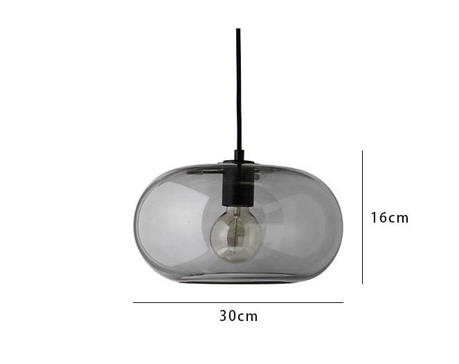 30 cm Yksi malli Riipus valot Lasi Lasi Galvanoitu Pohjoismainen tyyli 110-120V 220-240V 2026 - $147.99 –P3