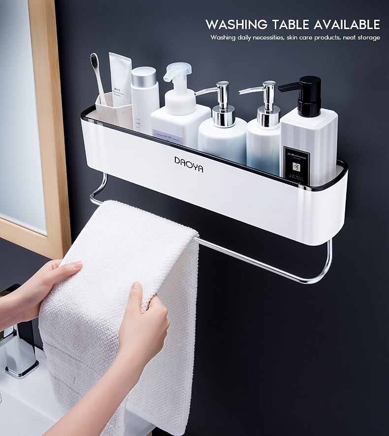 Matte Black Paper Towel Hanger Self Adhesive Paper Towel Rack for Kitchen Towel Roll Stainless Steel DAOYA Paper Towel Holder under Cabinet Mount 