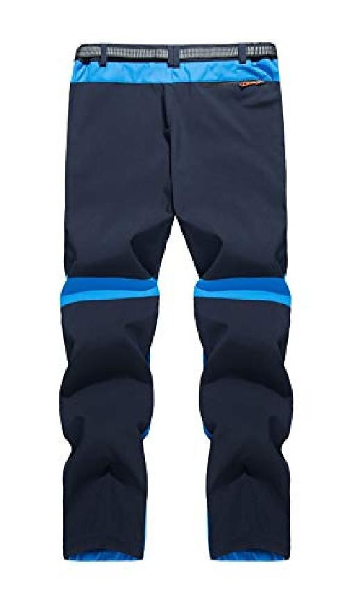 herren trekkinghose gefütterte softshellhose wanderhose funktionshose schnell trocknende hosen männer freizeithose outdoorhose stretch arbeitshose-blau-4xl 2025 - $39.99 –P6