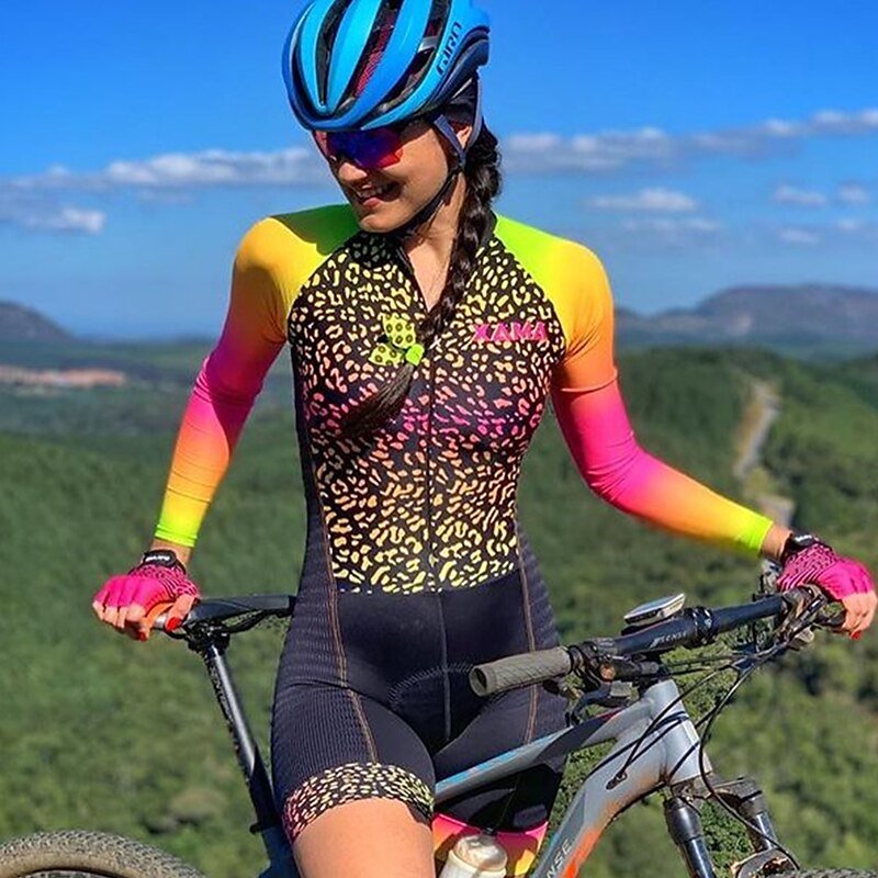 Set di maglia a maniche corte e pantaloncini da ciclismo da donna pantaloncini da ciclismo con imbottitura 5D ad asciugatura rapida