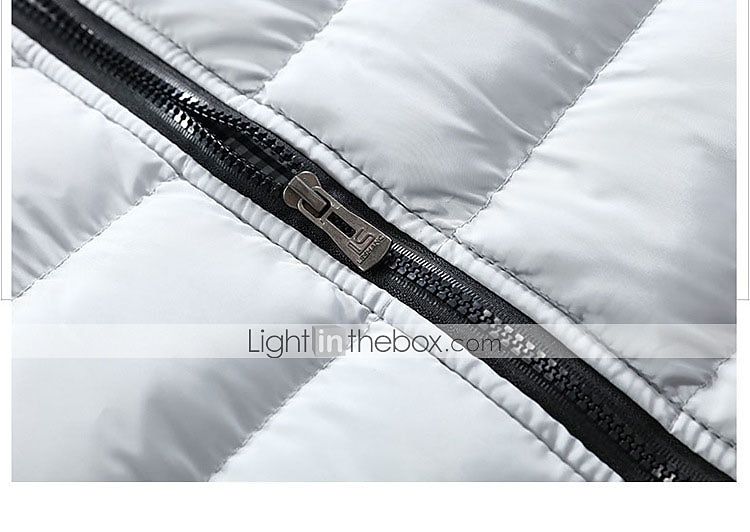 Herren Einfarbig Laufwesten Daunenweste Steppweste Frühling Herbst Winter Kariert Vollreißverschluss Innentasche Ärmellos Lässig Athleisure Stehkragen Thermowarm Wasserdicht Winddicht Atmungsaktiv 2026 - $28.99 –P7