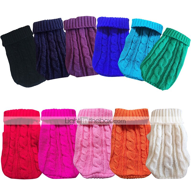 Hund Katt Tröjor Jumper Klassisk Vinter Varm Andningsfunktion Jul Ledigt / vardag Hundkläder for Hes Labrador alaskan malamute golden retriever Border Collie 2025 - $18.99 –P5