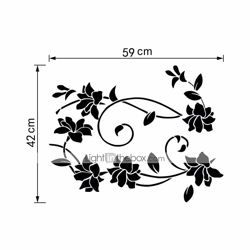 Botanical Decorative Vinyl Wall Stickers Home Decoration 30X105cm Wall Stickers for bedroom living room Removable Stickers Wall Decor 2026 - $10.49 –P6