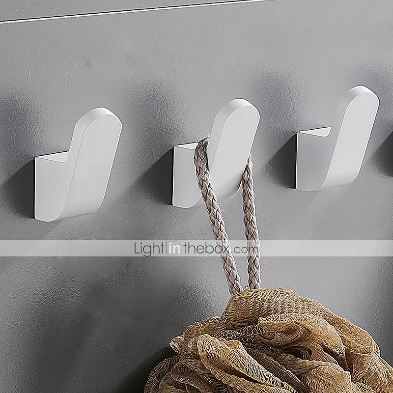 multifunktionsrockkrokar aluminium för badrum och kök väggmonterad ny design 3st 2025 - $27.99 –P3
