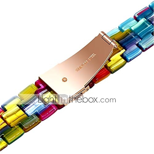 Smart Watch Band for Apple iWatch Sreies 8 7 6 5 4 3 2 1 SE Ultra 49mm 45mm 44mm 42mm 41mm 40mm 38mm Resin Smartwatch Strap Women Bracelet Stainless Steel Buckle Jewelry Bracelet Replacement  2025 - $24.99 –P4