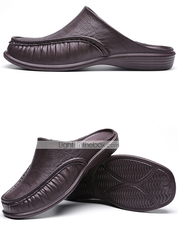 miesten mustat eva-slip-on -loaferit – mukavat vapaa-ajan muulit sisä- ja ulkokäyttöön 2025 - $19.99 –P1