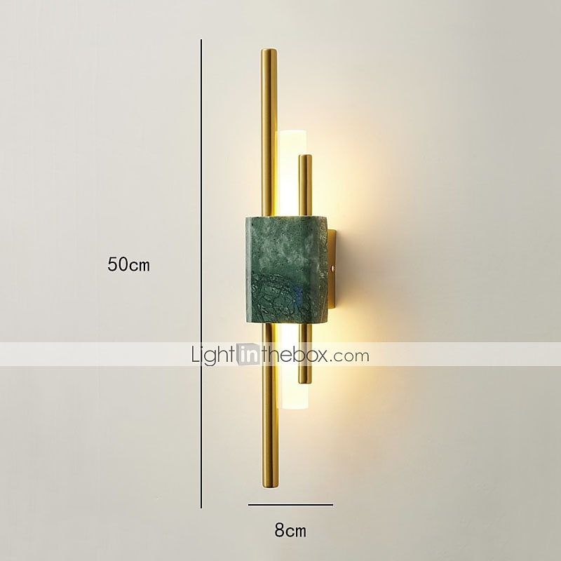 lightinthebox 1-luz 50cm luzes de parede led lâmpadas de parede clássicas de estilo nórdico design de linha sala de estar quarto luz de parede tradicional de liga de alumínio 110-120v 220-240v 5 w de 2025 por $104.99 –P18